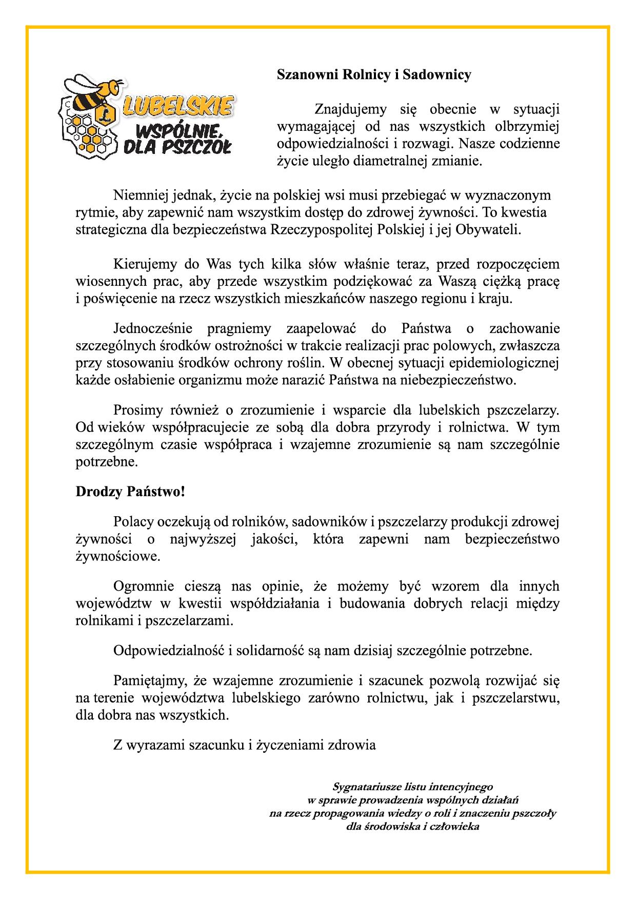 List do rolnikw i sadownikw1