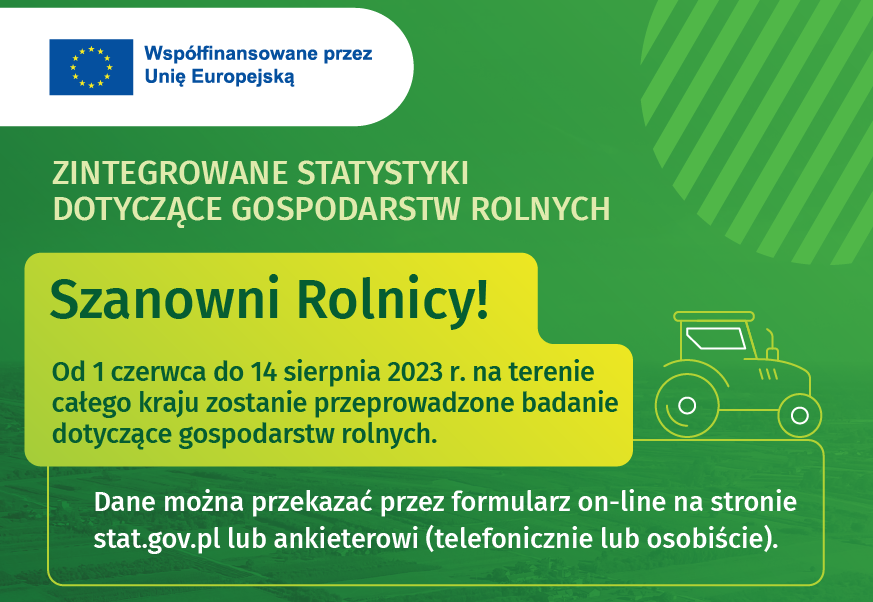 Zdjęcie poglądowe do artykułu: Badanie dot. gospodarstw rolnych ( )